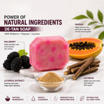 Mulberry Papaya & Liquorice De-Tan Soap