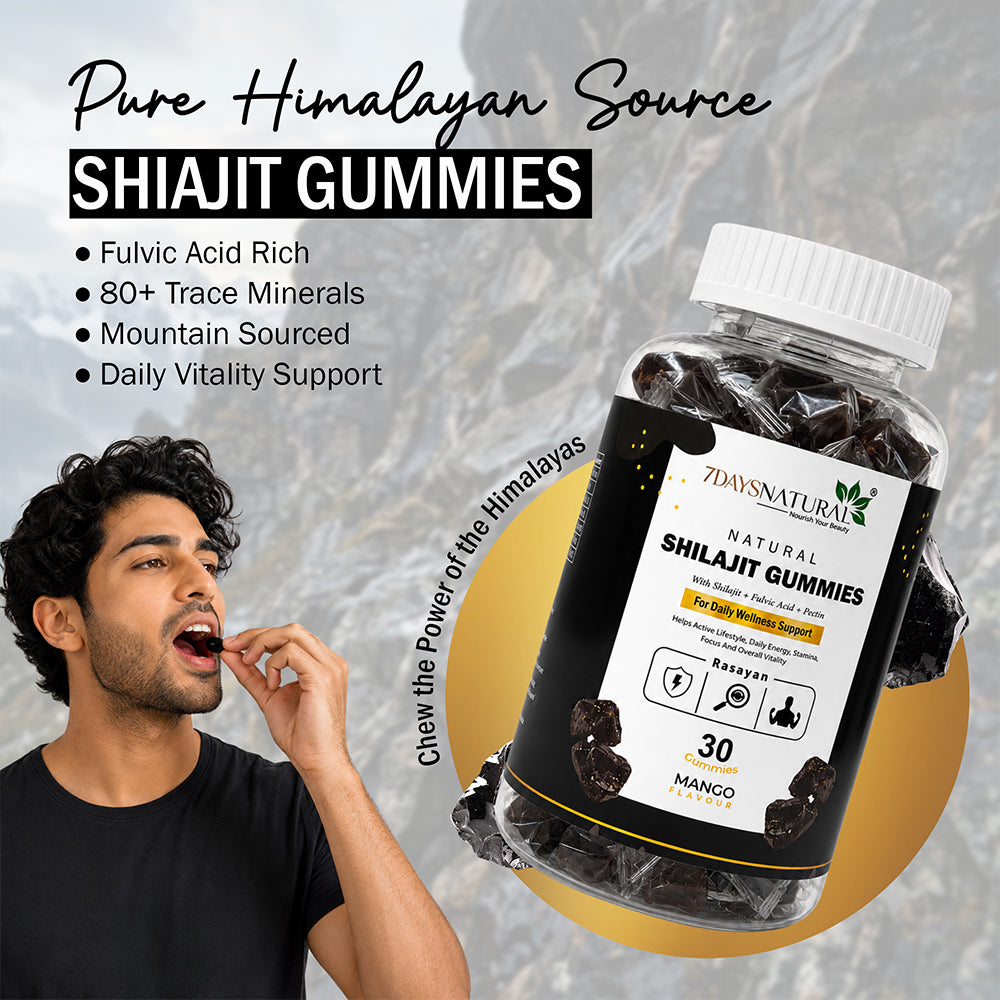 Natural Shilajit Gummies for men