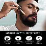 Natural beard care oil for men