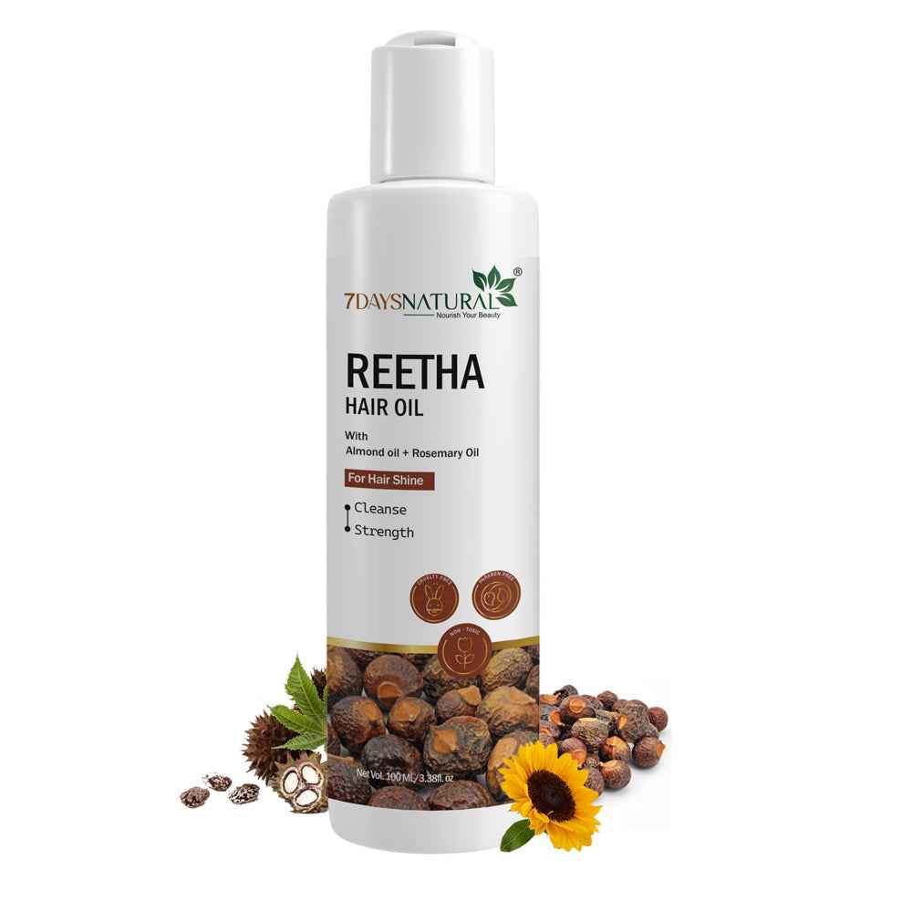 Transform Your Hair Naturally with 100% Pure Reetha Hair Oil for Hair Growth