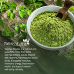 Natural moringa powder for hair care and DIY use