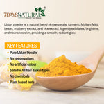 Natural ubtan powder for de-tan skincare