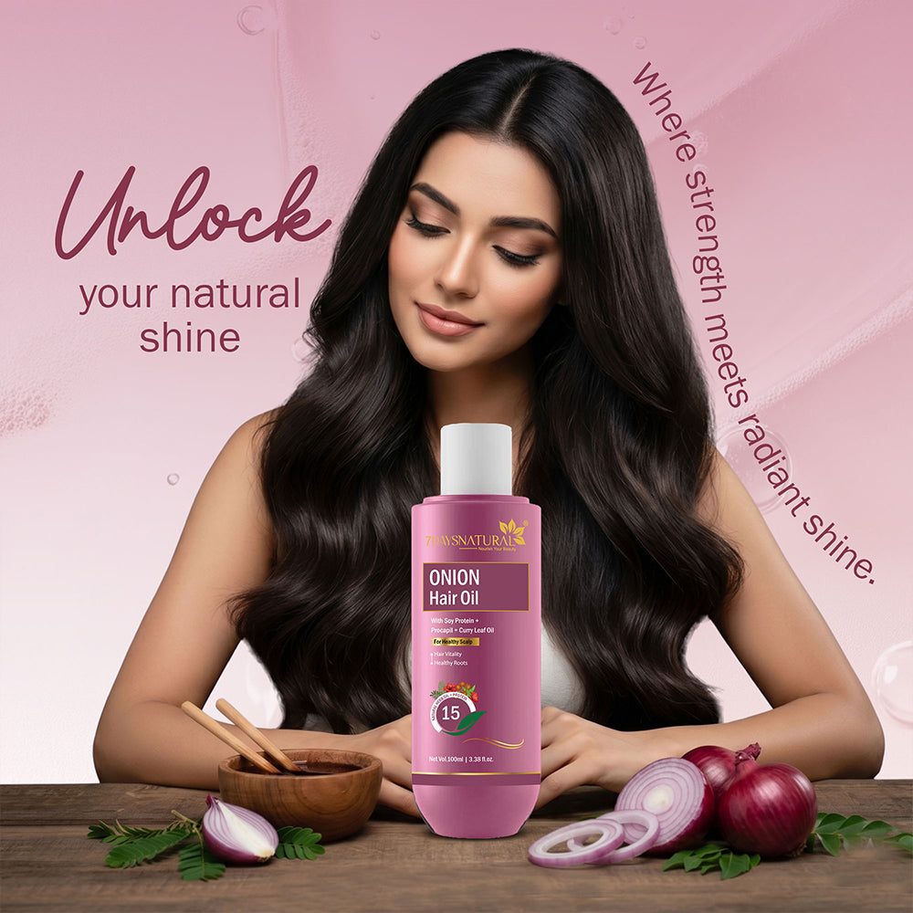 Onion Hair Oil for Hair Growth & Scalp Care 