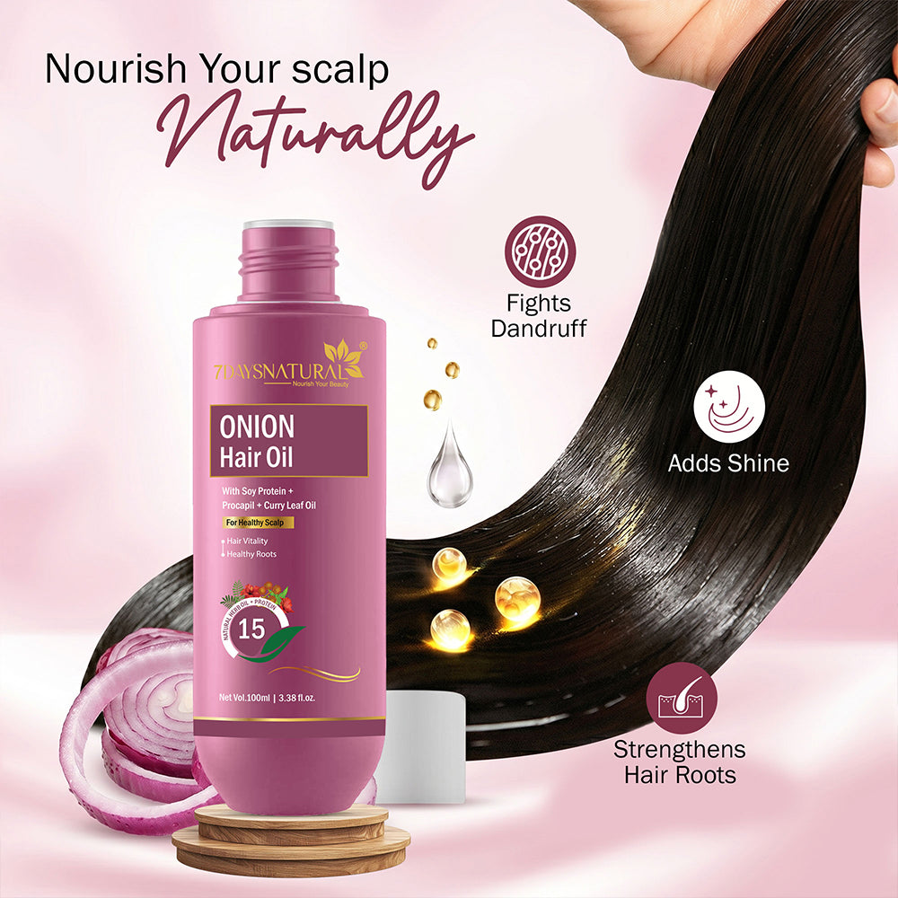 Onion Shampoo for Oily Scalp