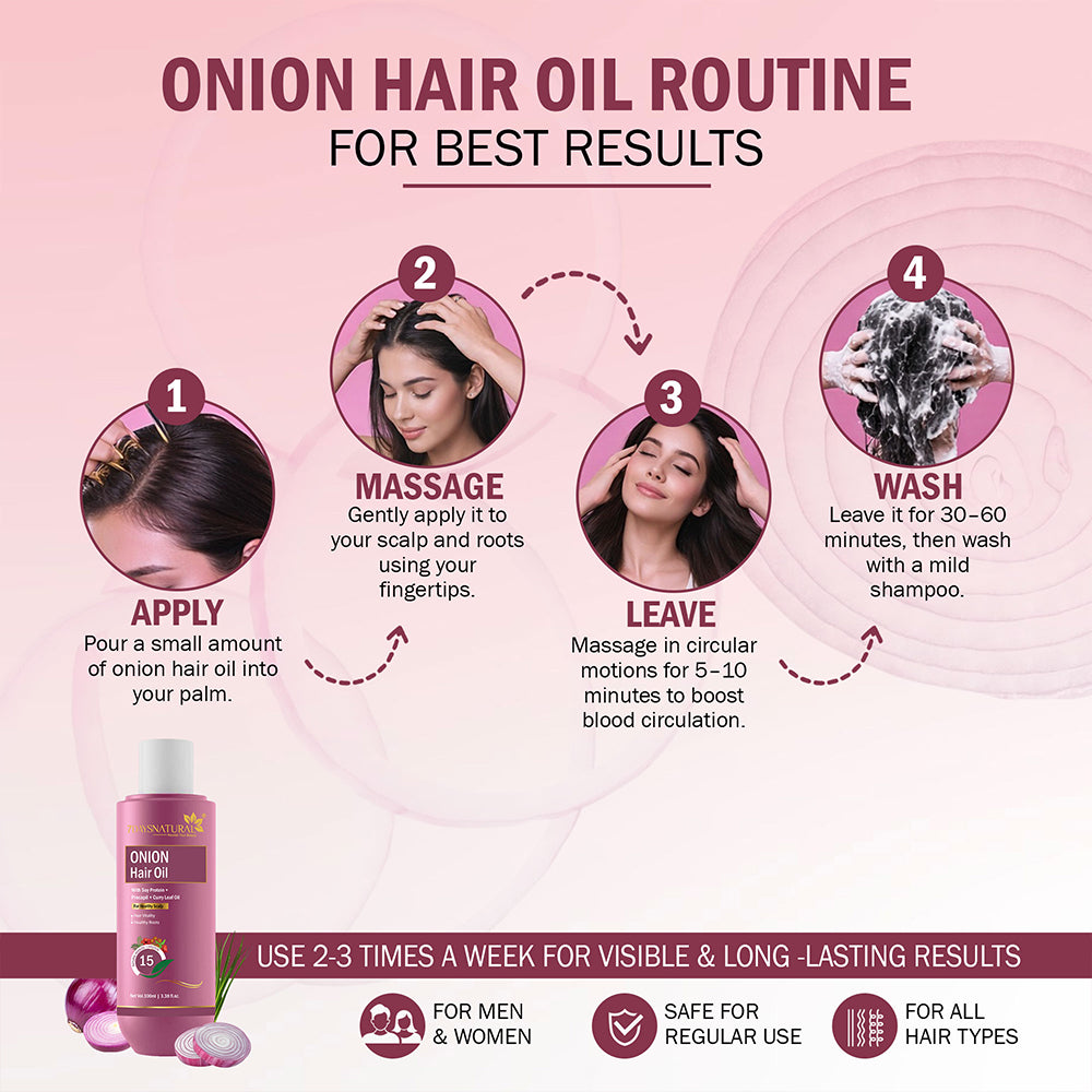 Onion Shampoo with Black Seed Oil