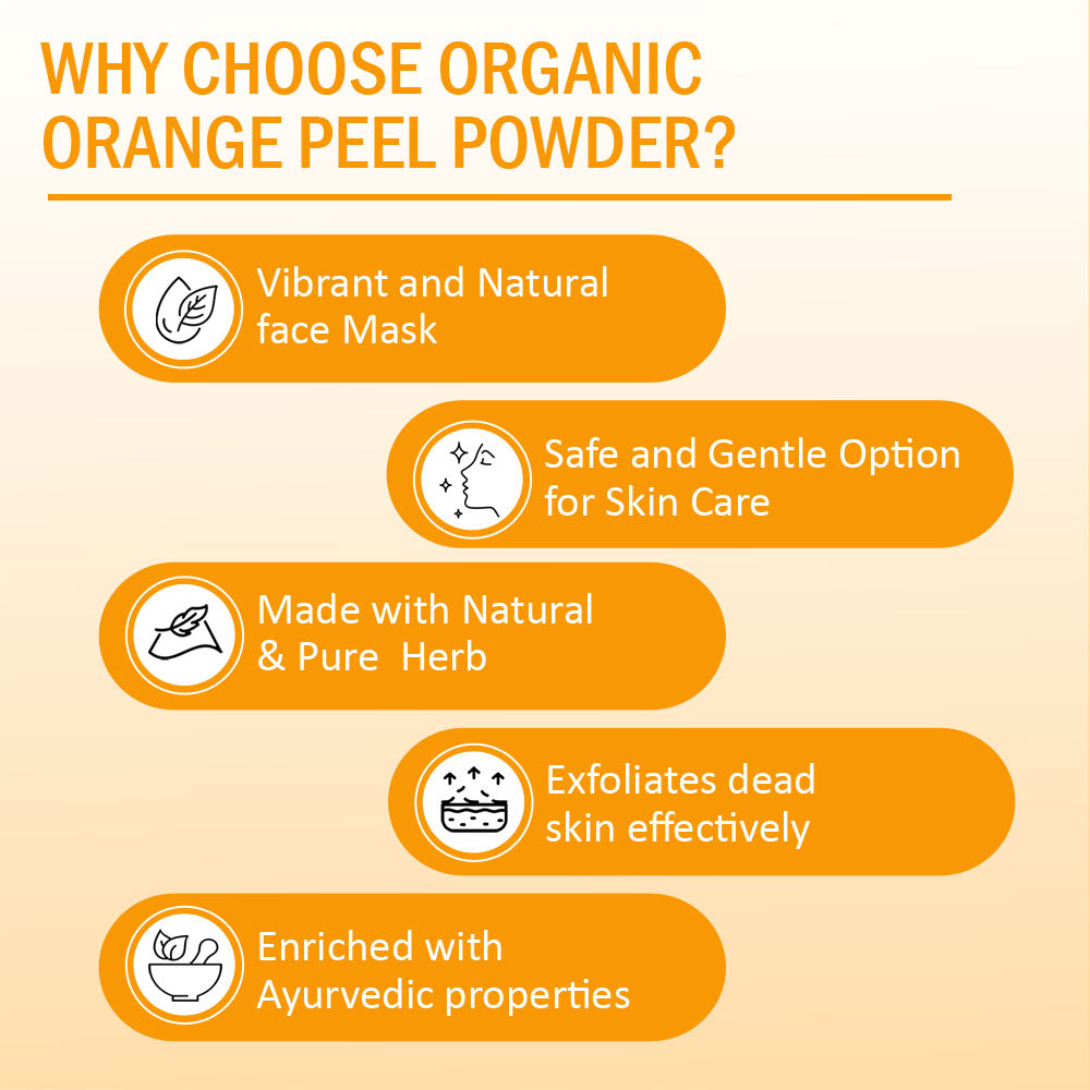 Orange Peel Powder for Bright Skin