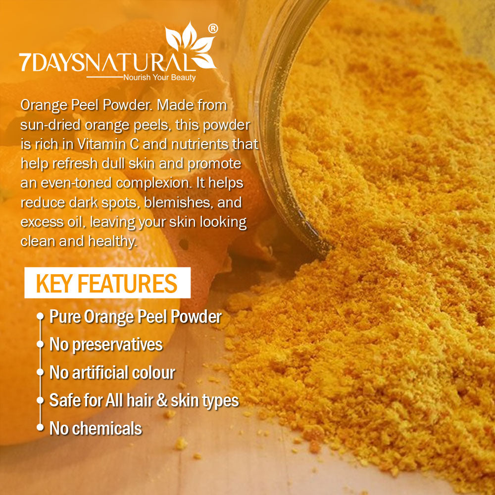 Orange Peel Powder for Skin Brightening