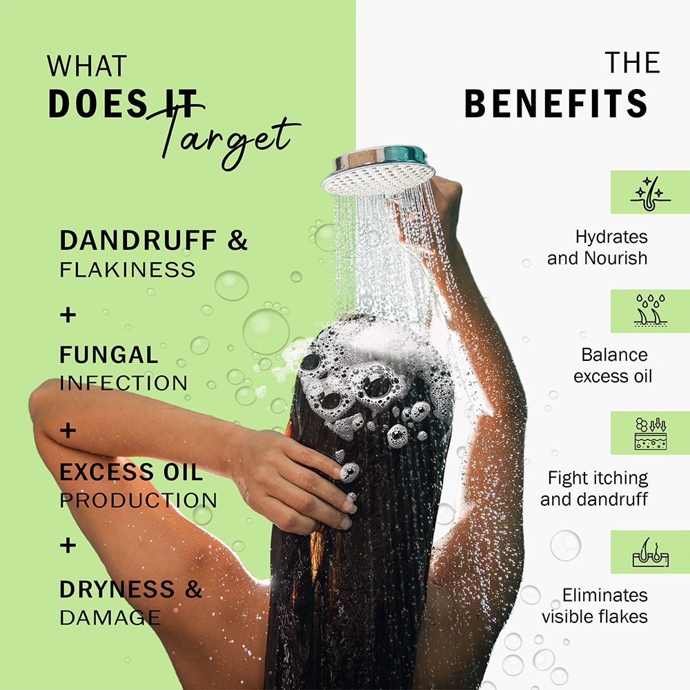 Peptide + Biotin Dandruff Shampoo  7DaysNatural