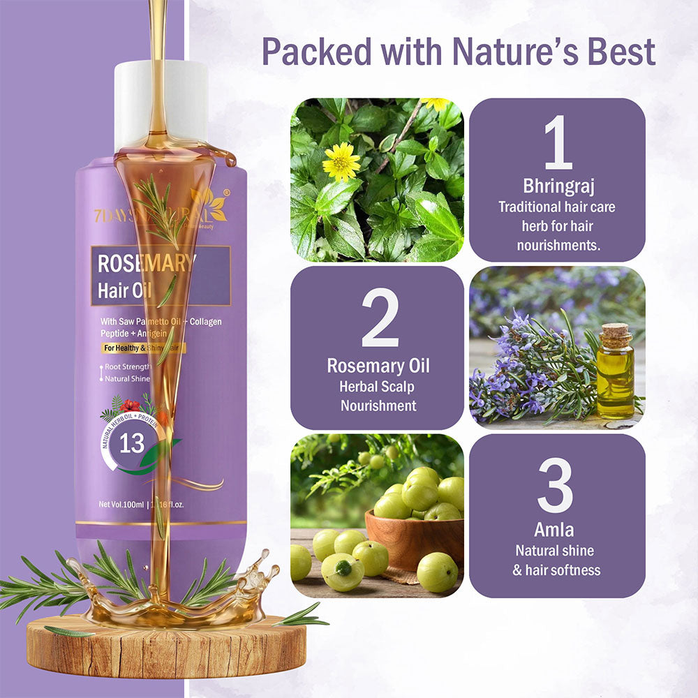 Rosemary hair oil for hair fall