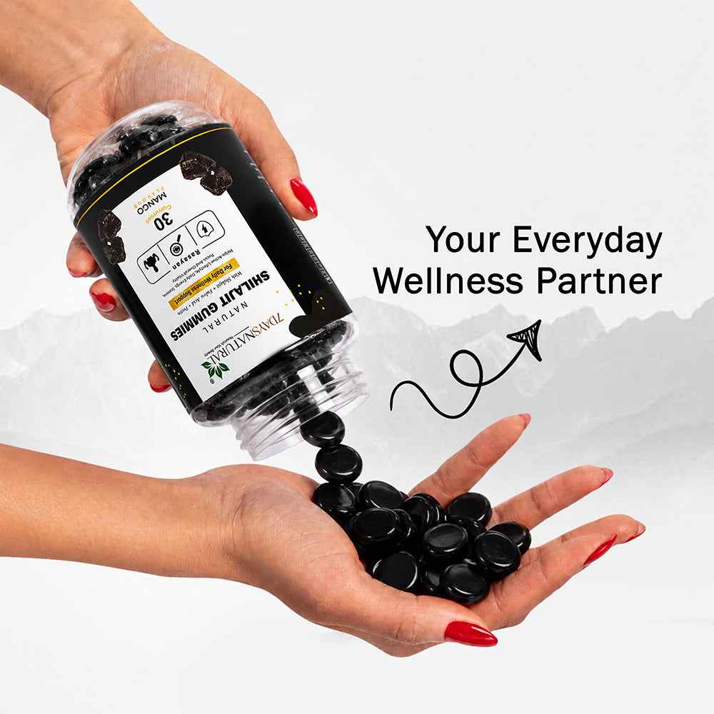 Shilajit Gummies for Energy, Stamina 