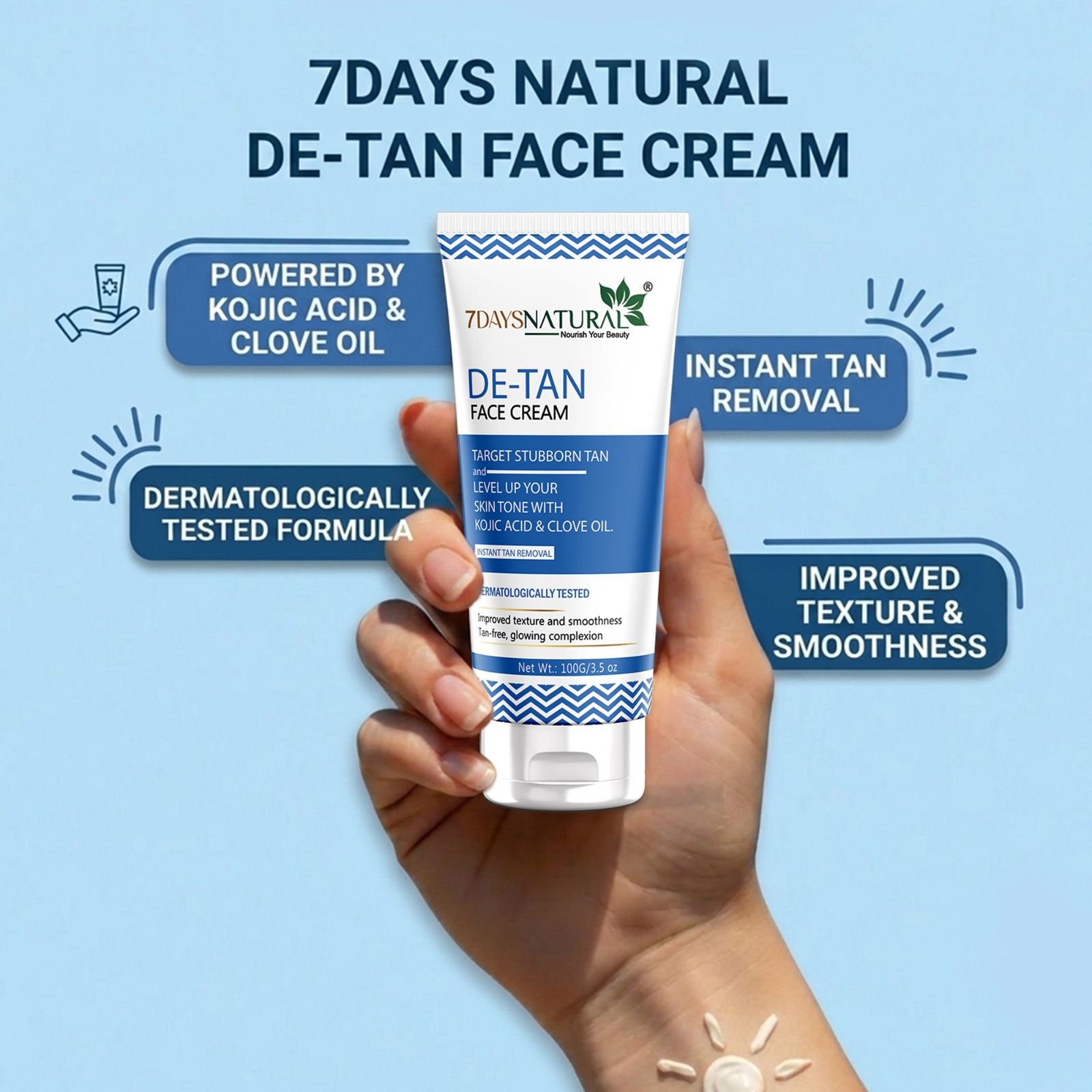 Sun Tan Removal Cream