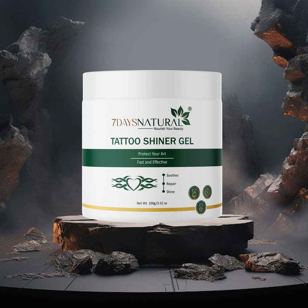 Tattoo Shiner Gel for glossy tattoo appearance
