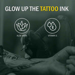 Tattoo aftercare gel for a glossy finish