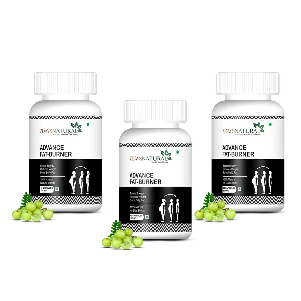 7Days Natural Advanced Fat Burner Capsule | Loose Inches capsule for Men and Women