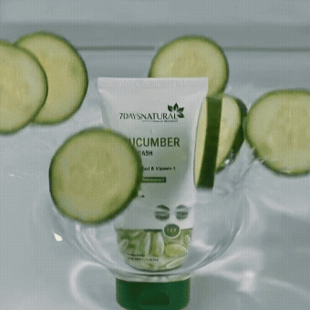 Cucumber Face Wash for Sensitive Skin | 7DaysNatural