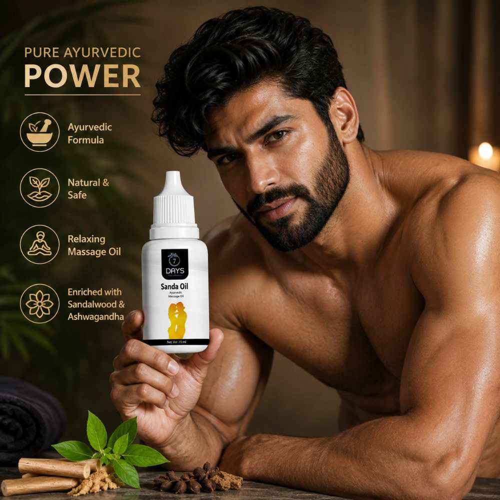 7 Days Sanda Oil Best Timing Increase 9 Inch  Size Oil For Men