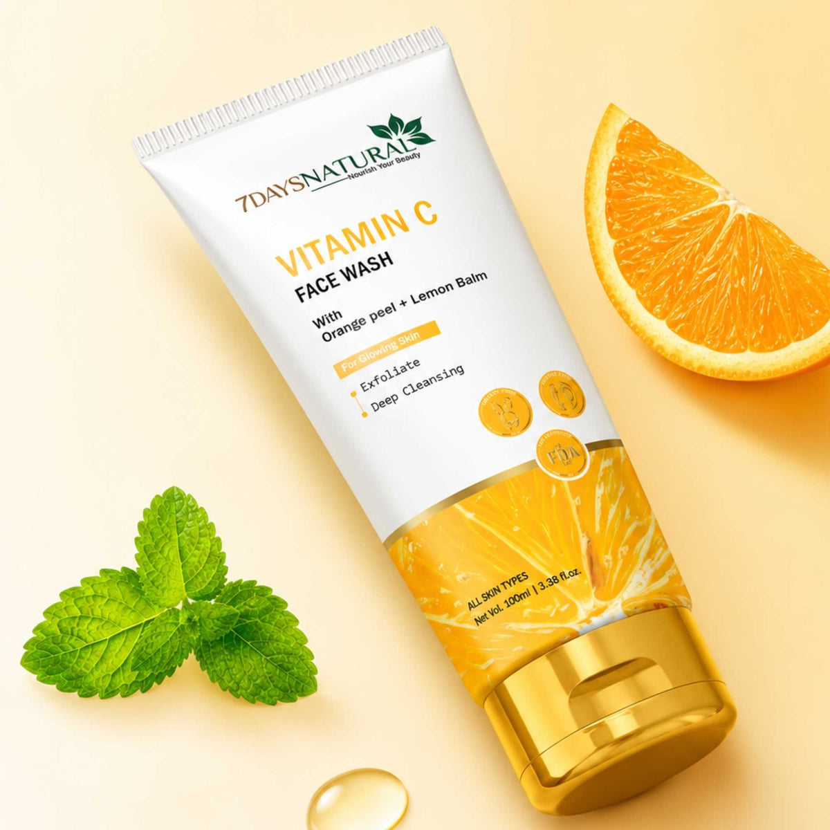 Vitamin C Face Wash for dull and uneven skin