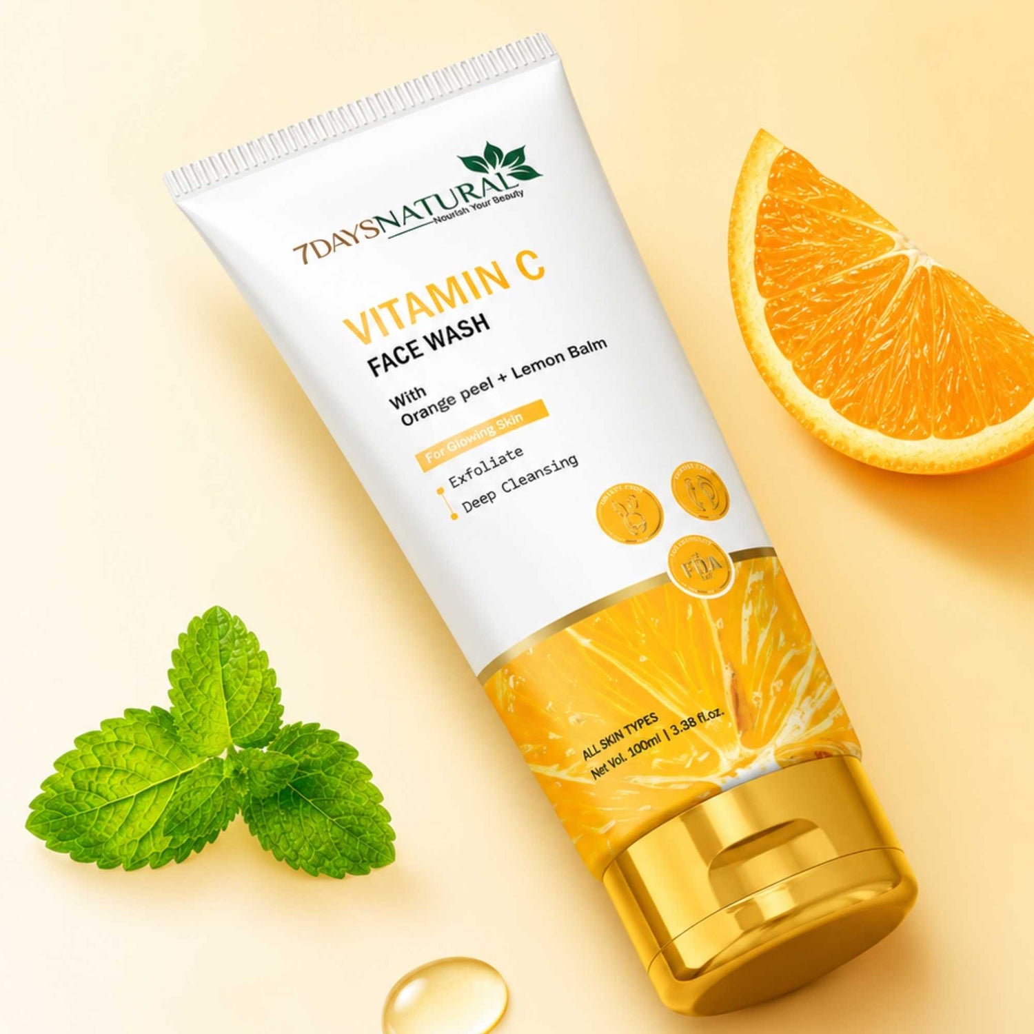 Vitamin C Face Wash for dull and uneven skin