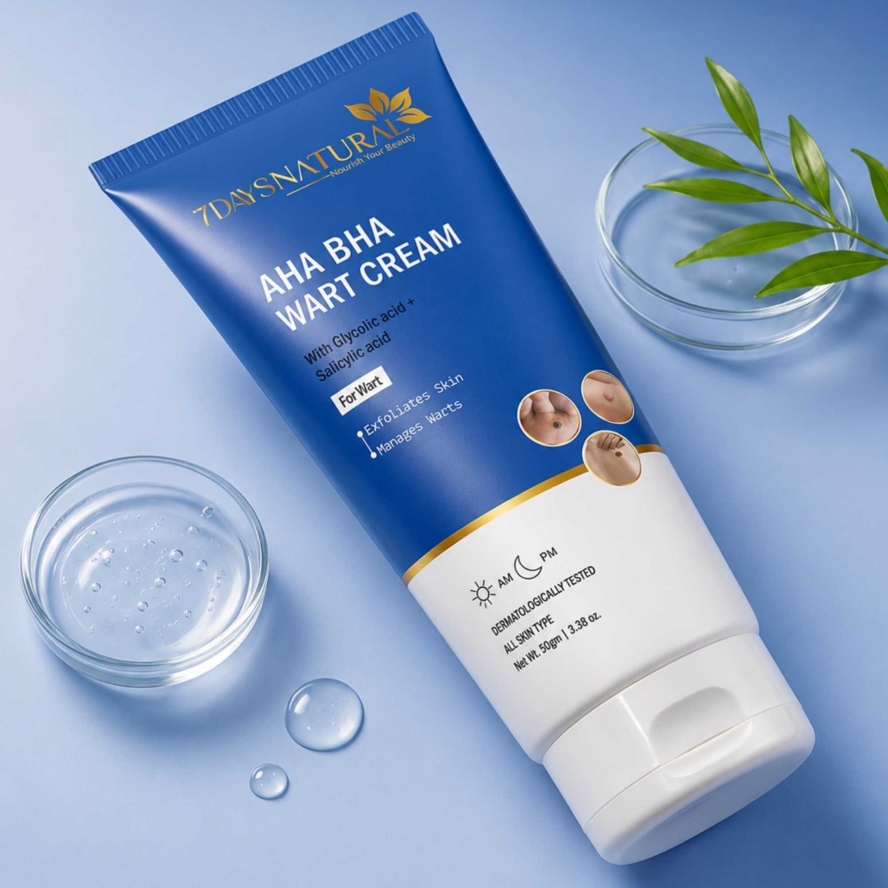 Wart and corn removal cream