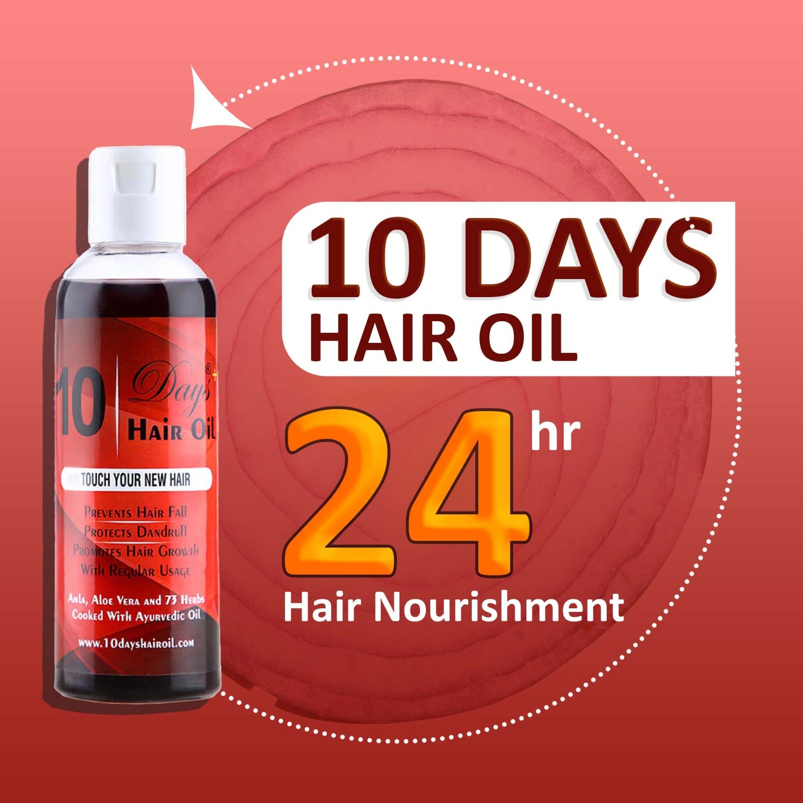 10 Days hair regrowth hair fall control Hair Oil (100 ml)