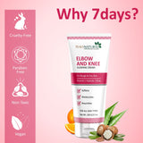 7 Days Knee and elbow lightening cream for dark black mark spot blackness dark circles removal cream