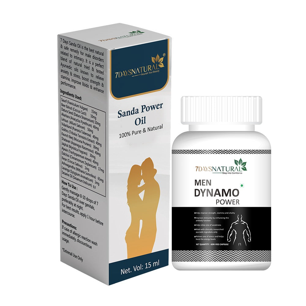 Men Power Capsule & Sanda Oil for Men | 7DaysNatural